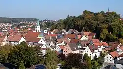 City center of Mainburg