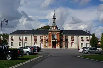The town hall in Bazancourt