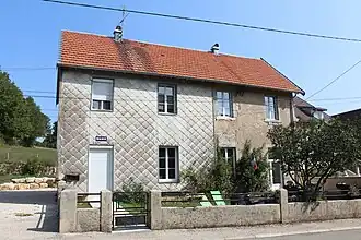 The town hall in Abergement-lès-Thésy