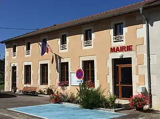 The town hall in Sailly