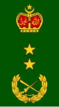 Mejar jeneral (Malaysian Army)[44]