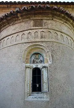 Detail of the bedside.