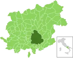 Benevento within the Province of Benevento