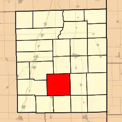 Location in Iroquois County