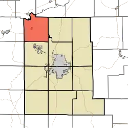 Location in Monroe County