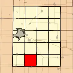 Location in Knox County