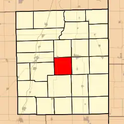 Location in Iroquois County