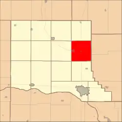 Location in Dodge County