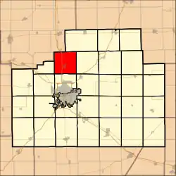 Location in McLean County
