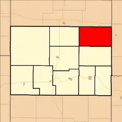 Location in Elk County