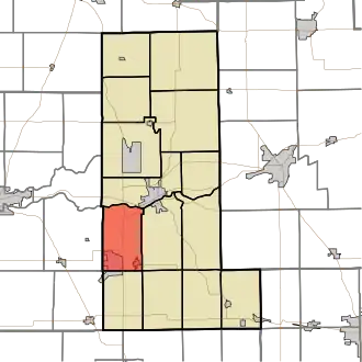 Location in Miami County