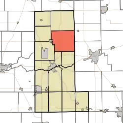 Location in Miami County