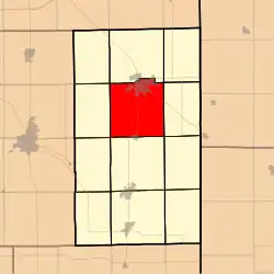 Location in Adams County