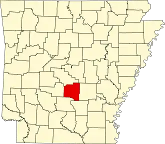 State map highlighting Grant County