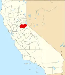 State map highlighting El Dorado County