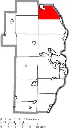 Location of Saline Township in Jefferson County