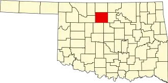 State map highlighting Garfield County