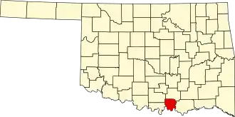 State map highlighting Marshall County