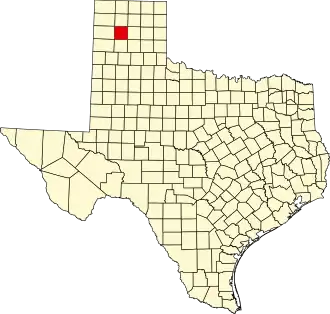 State map highlighting Potter County