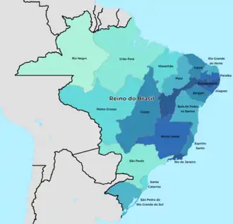 Location of Brazil