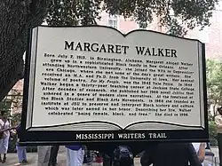 Margaret Walker Marker Photo