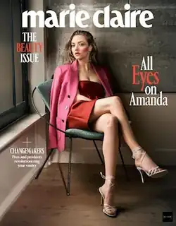Cover of Marie Claire US showing Amanda Seyfried