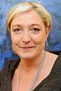 National Front: Party president and MEP Marine Le Pen was selected on 16 May 2011.[15][16][17]