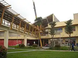 The facade of MarQuee Mall facing A. Gueco Avenue