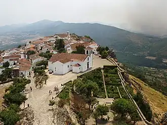 Marvão as seen from its castle