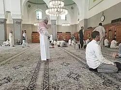 Interior of the prayer hall