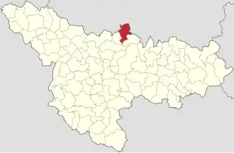 Location in Timiș County