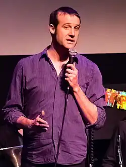 Author Matt Parker performing