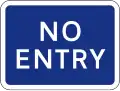 No entry