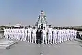 Delivery ceremony of the ship at Mazagon Dock Shipbuilders