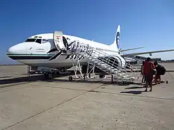 Alaska Airlines Boeing 737 at MZT