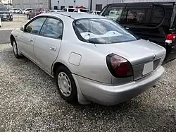 Rear view of the sedan