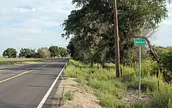 Entering McClave from the south (2013)