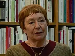 Bancquart at a bookstore in Paris.