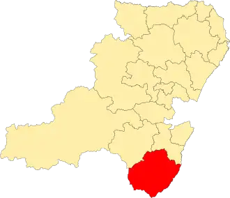 Location of the ward