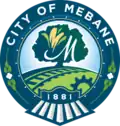 Official seal of Mebane, North Carolina