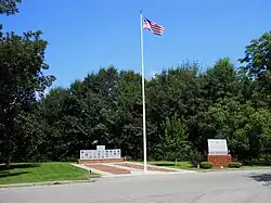 Medal of Honor Memorial (left) & War Memorial (right)