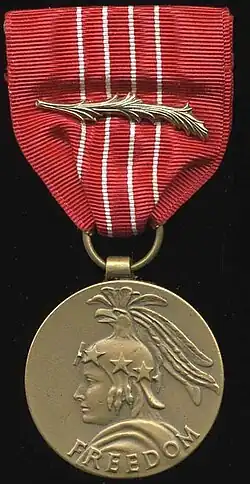 Medal of Freedom with gold palm