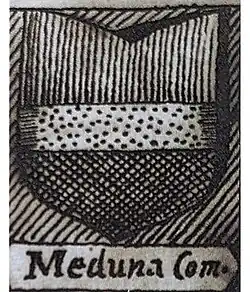 Meduna coat of arms (18th century), Armoriale Manin – Manoscritto 201