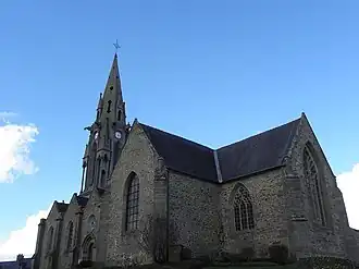 The church of Saint-Martin, in Meillac