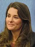 Co-founder of the Bill & Melinda Gates Foundation Melinda Gates of Washington