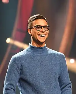 Saade presenting Melodifestivalen 2019