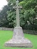 Memorial to Cavendish at Bolton Abbey erected by tenants of the Estate