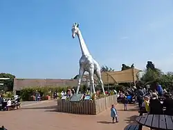 One of the pieces of artwork throughout the zoo.