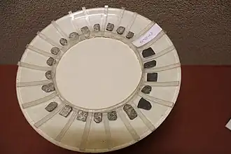 Punch-marked coins discovered from Chandraketugarh.