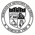 Official seal of Metuchen, New Jersey